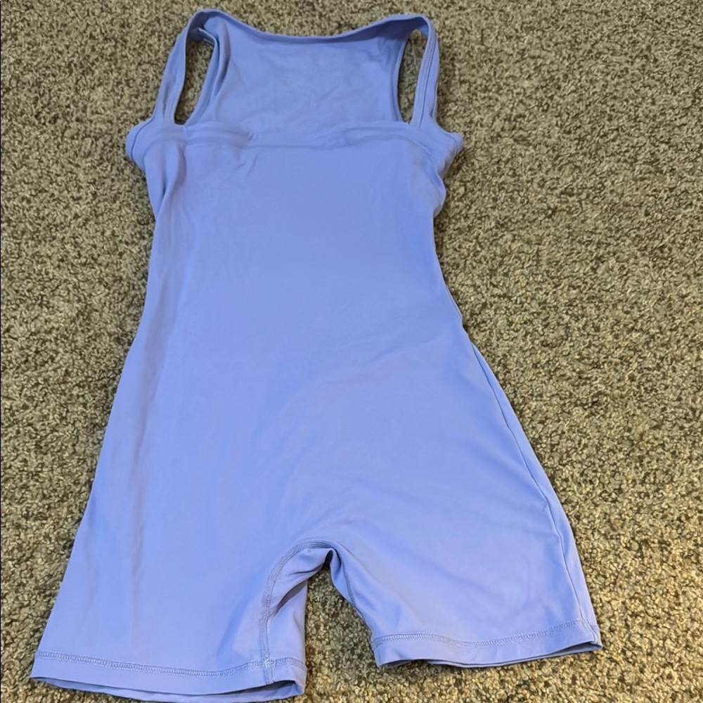 Light Blue Sleeveless Bodysuit
